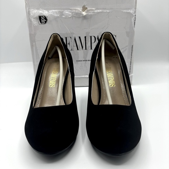 DREAM PAIRS Tiffany Women's Low Stiletto Heel Dress Platform Pumps Size 5.5 - Picture 14 of 14